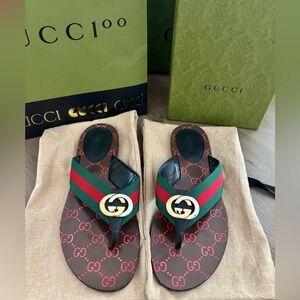 GUCCI “Nero” Women’s Sandals 38 1/2
